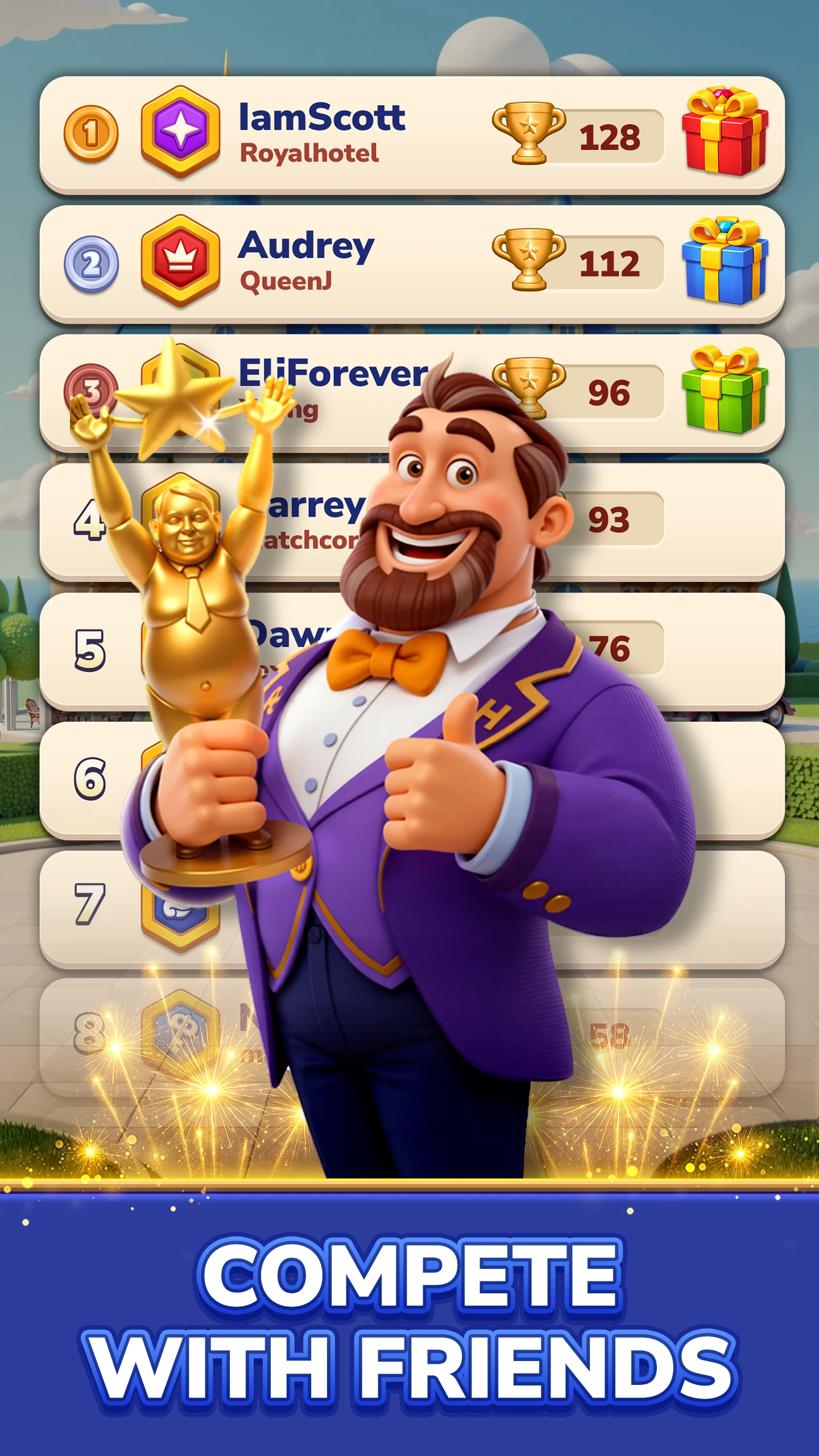 Royal Hotel Match: Puzzle Game screenshot