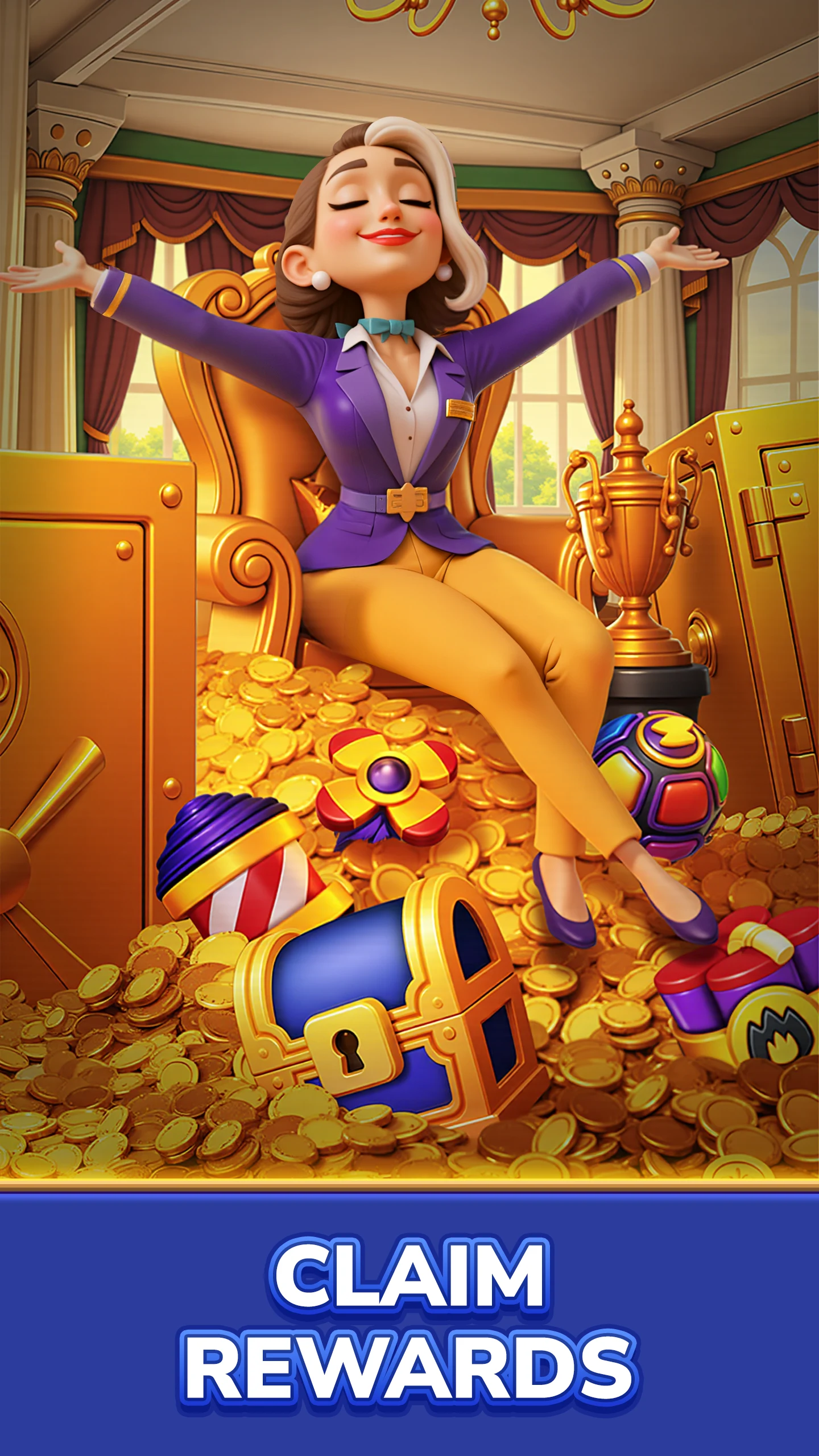 Royal Hotel Match: Puzzle Game screenshot